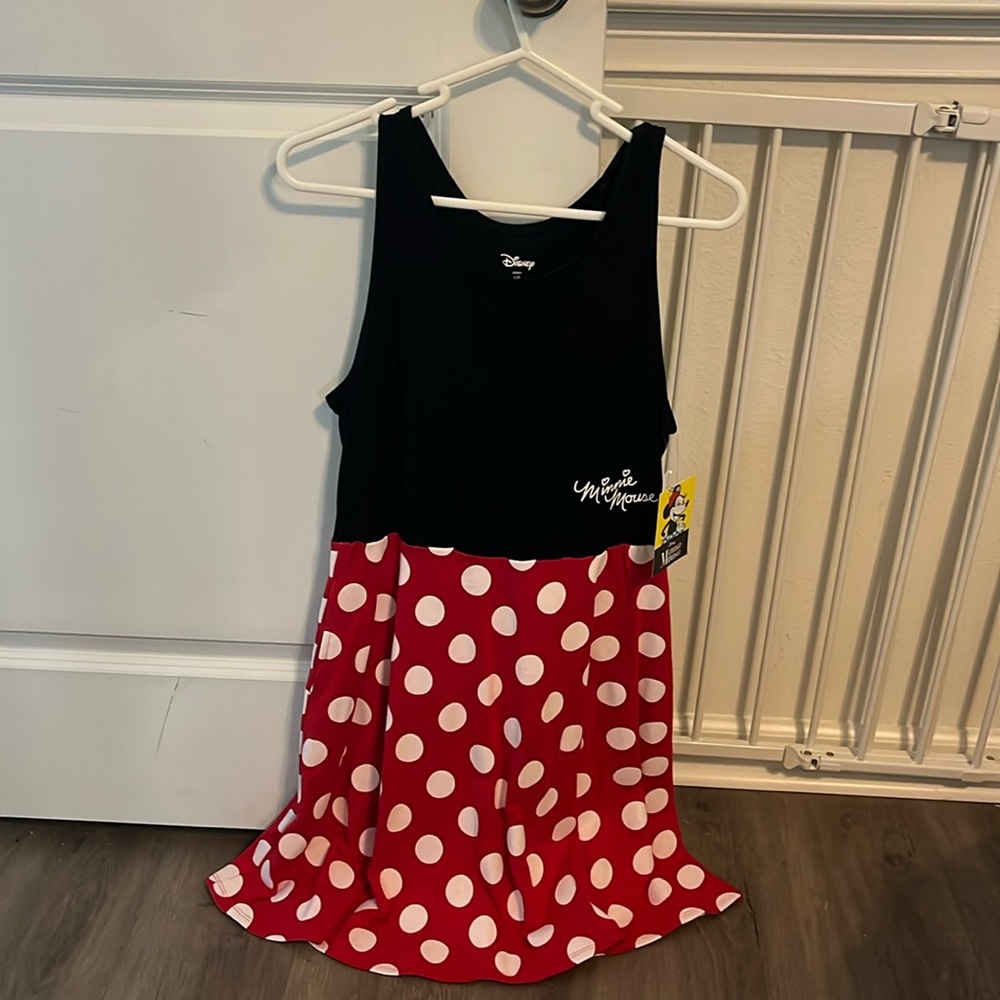 NWT Disney Minnie Mouse Dress Juniors size large 11/13